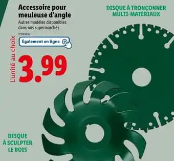 Accessoire pour meuleuse d'angle