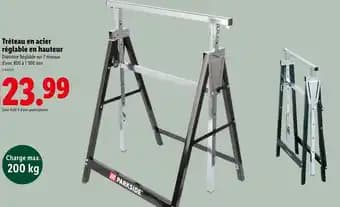 Promotion Exclusives de 4
Tréteau acier : Découvrez l'Offre incontournable