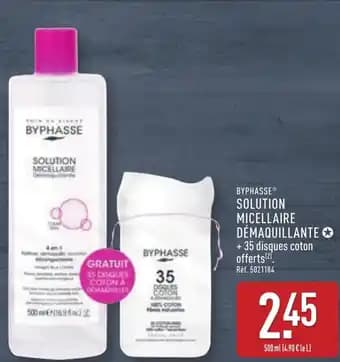 Promotion Exclusives de 2
            
        
        Démaquillante : Découvrez l'Offre incontournable