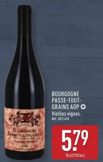 Bourgogne passe-tout- grains aop 75 cl
