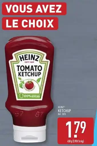 Promotion Exclusives de 1
            
        
        Ketchup : Découvrez l'Offre incontournable