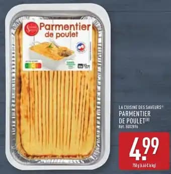 La cuisine des saveurs parmentier de poulet 750 g