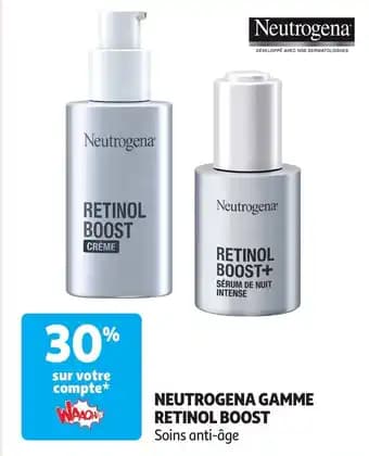 Neutrogena gamme retinol boost