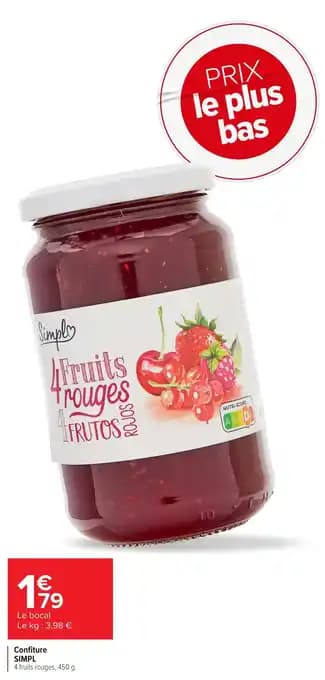 SIMPL Confiture 450 g