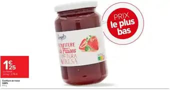 Promotion Exclusives de 4
Confiture de fraise : Découvrez l'Offre incontournable