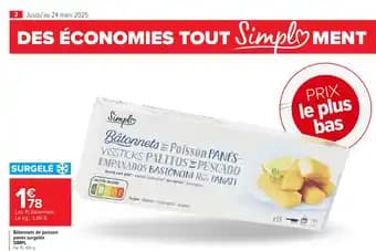 Promotion Exclusives de 4
Poisson panés : Découvrez l'Offre incontournable