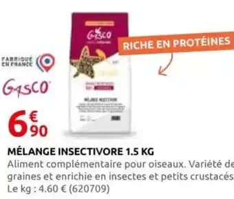 Mélange insectivore 1.5 kg