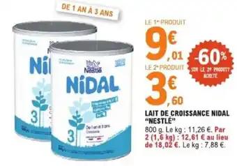 Promotion Exclusives de 8
            
        
        Lait croissance : Découvrez l'Offre incontournable
