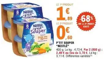 P'tit souper nestlé 400 g