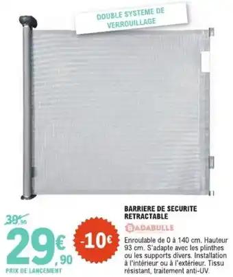 Promotion Exclusives de 8
            
        
        Rétractable : Découvrez l'Offre incontournable