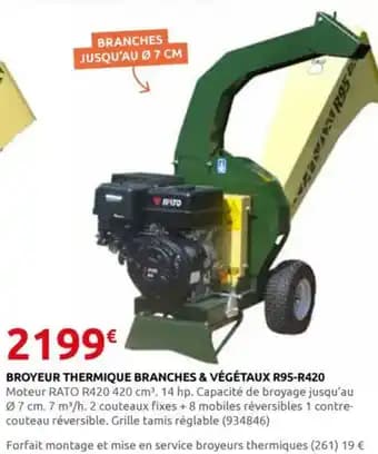 Promotion Exclusives de 25
Broyeur végétaux : Découvrez l'Offre incontournable