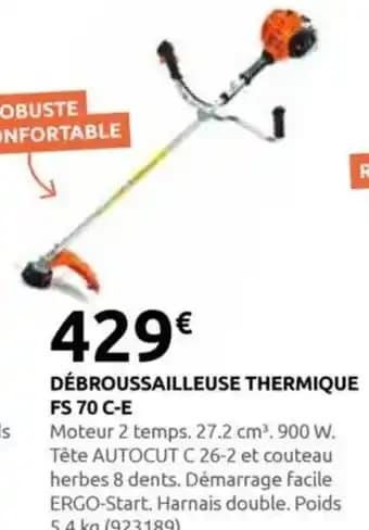 Débroussailleuse thermique fs 70 c-e