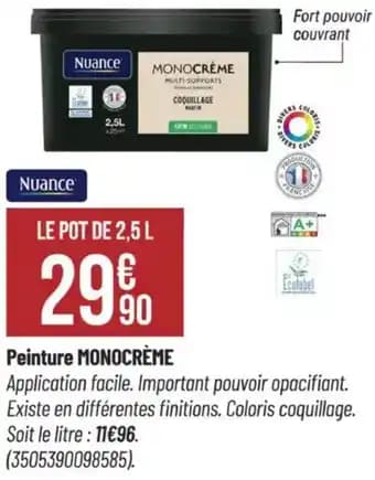Peinture MONOCRÈME 2.5 L