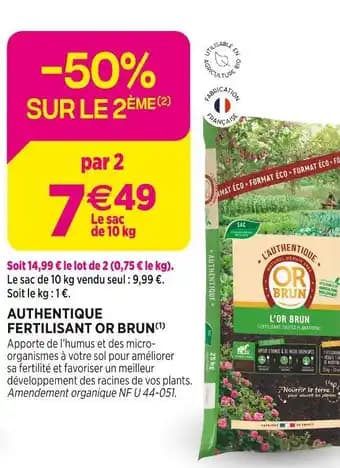 Promotion Exclusives de 9
Fertilisant : Découvrez l'Offre incontournable