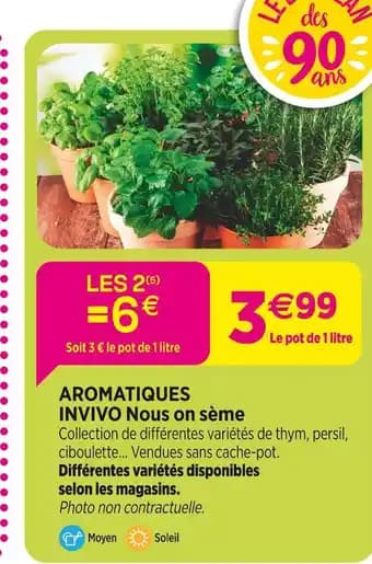 INVIVO NOUS ON SEME Aromatiques
