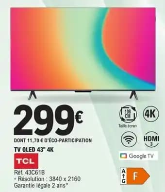 Promotion Exclusives de 18
Qled 4k : Découvrez l'Offre incontournable