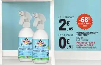 Promotion Exclusives de 9
Vinaigre ménager : Découvrez l'Offre incontournable