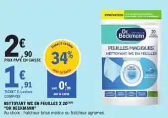 Promotion Exclusives de 2
Beckmann : Découvrez l'Offre incontournable