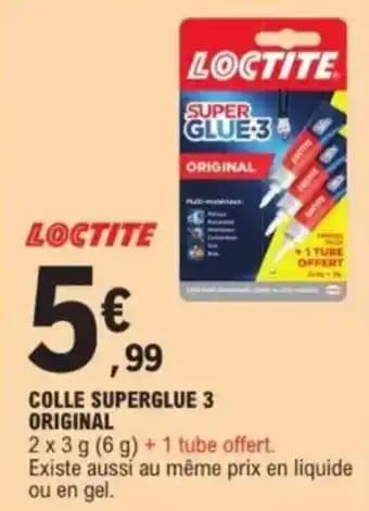 LOCTITE Colle superglue 3 original 6 g