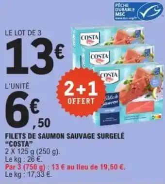 Promotion Exclusives de 1
Saumon sauvage : Découvrez l'Offre incontournable
