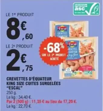 Promotion Exclusives de 4
Escal : Découvrez l'Offre incontournable
