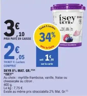 Promotion Exclusives de 22
Skyr 0% : Découvrez l'Offre incontournable
