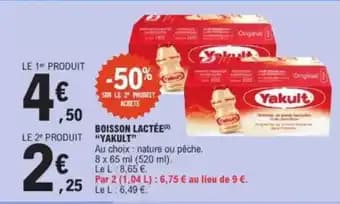YAKULT Boisson lactée 520 ml