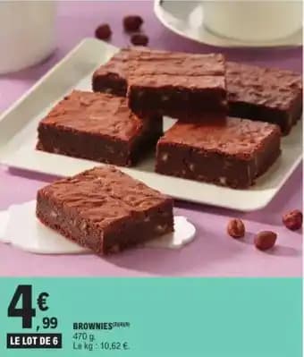 Promotion Exclusives de 4
Brownies : Découvrez l'Offre incontournable