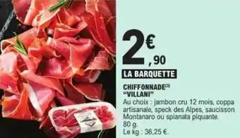 Chiffonnade "villani" 80 g