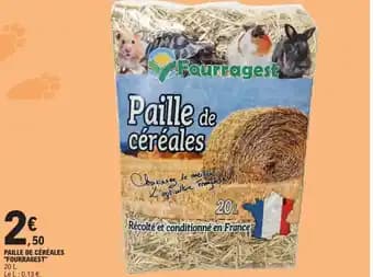 "FOURRAGEST" Paille de céréales 20 L