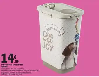 Conteneur à croquettes "sundis"