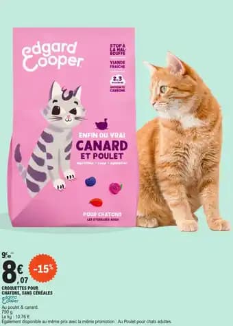 Croquettes pour chatons, sans céréales
