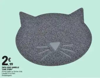 Tapis sous gamelle "love story"