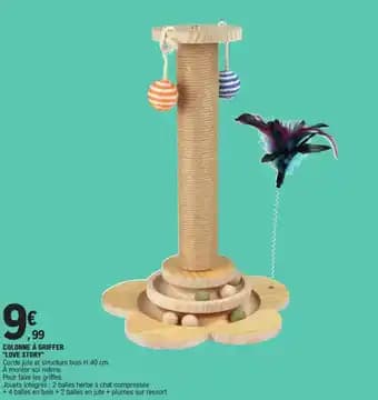 Colonne à griffer "love story"