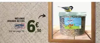 Mélange oiseaux du ciel