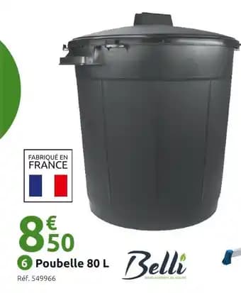 BELLI Poubelle 80 L