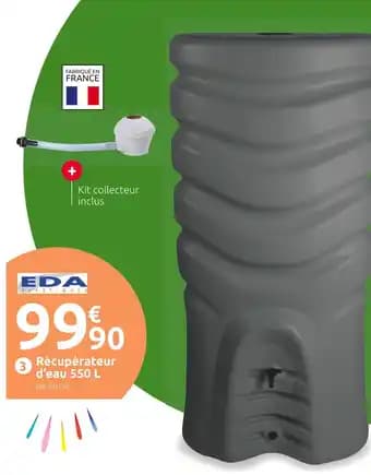 EDA Récupérateur d'eau 550 l