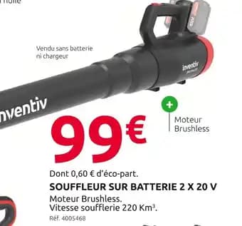 Promotion Exclusives de 7
Souffleur sur batterie : Découvrez l'Offre incontournable