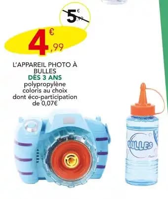 L’APPAREIL PHOTO À BULLES