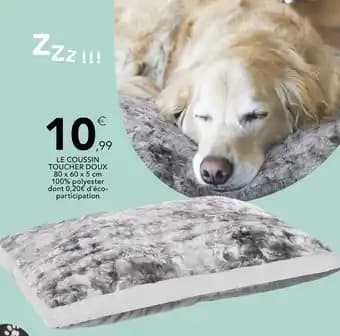 Le coussin toucher doux