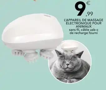 L'appareil de massage électronique pour animaux