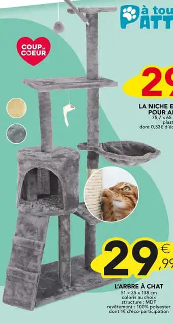 Promotion Exclusives de 1
L'arbre à chat : Découvrez l'Offre incontournable