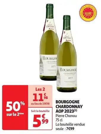 Bourgogne chardonnay aop 2023 75 cl