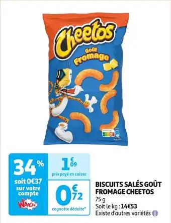 Biscuits salés goût fromage cheetos 75 g