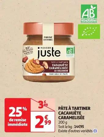 Pâte à tartiner cacahuète caramelisée 200 g