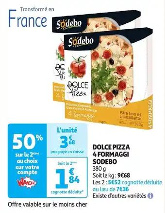 Dolce pizza 4 formaggi sodebo 380 g
