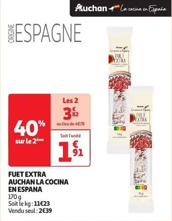 Fuet extra auchan la cocina en espana 170 g