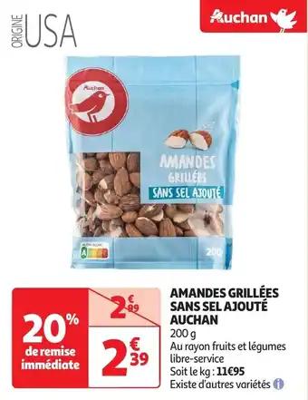 Promotion Exclusives de 2
Amandes grillées : Découvrez l'Offre incontournable