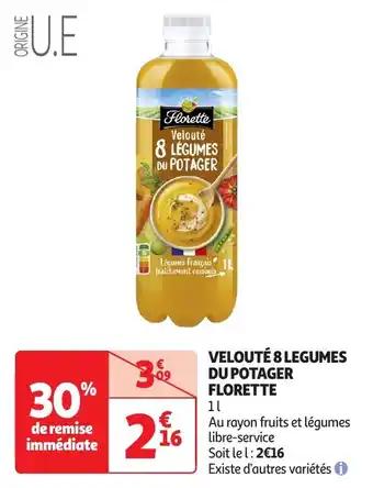 Velouté 8 legumes du potager florette 1 l