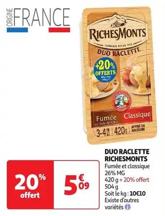 Promotion Exclusives de 5
Duo raclette : Découvrez l'Offre incontournable